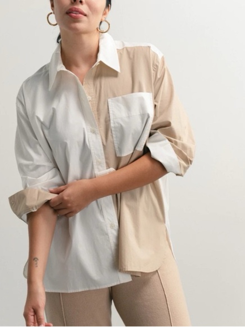Darling Society Top Cream/Desert Sand